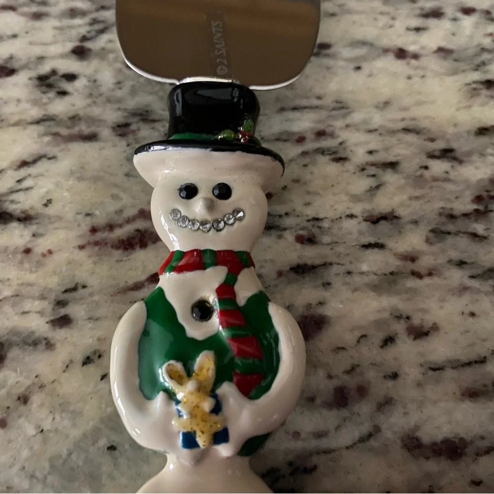 2 Saints snowman cake knife holiday home decor kitchen baking
